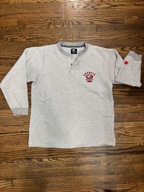 VTG Starter Georgia Bulldogs NCAA Thermal Sweatshirts Men’s Size Medium
